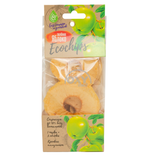 product-Экочипсы "Biorganic" зеленое яблоко 30г